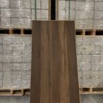 Rigid Click PVC Mahogany Brown Oak – 8MM(Cork Underlayer))