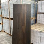 Semi-Engineered Dark Oak Parquet Deep Brushed Black T&G - 12MM/2MM