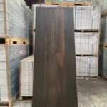 Semi-Engineered Dark Oak Parquet Deep Brushed Black T&G - 12MM/2MM