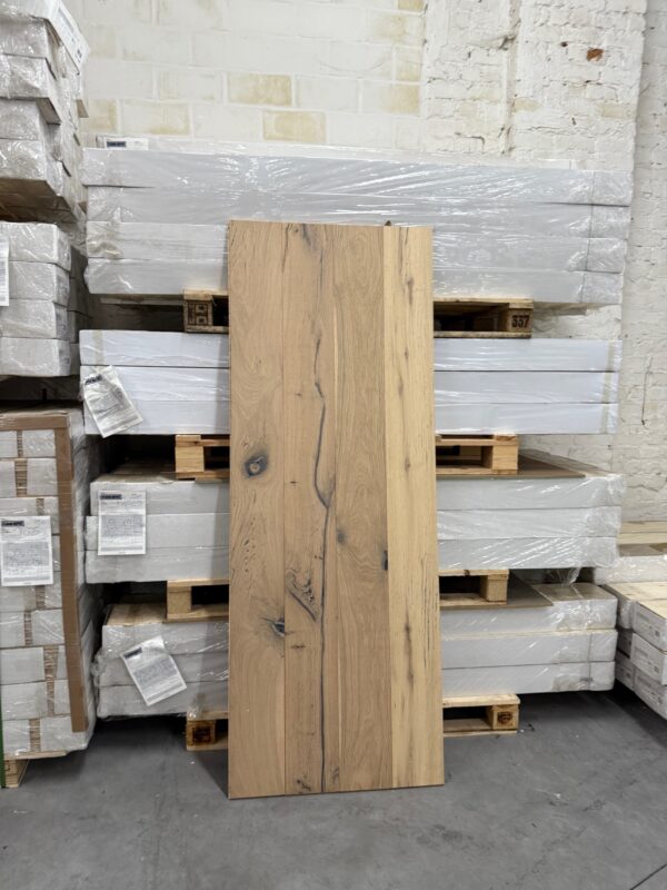 (Lot 22,77m2) Eiken Parket Half-Massief ABCDE Invisible Vernis Black Wash - D 1830 x 170 - 14MM/3MM