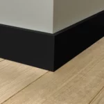 Painted Skirting Straight Black 2m40 - 14 x 75mm