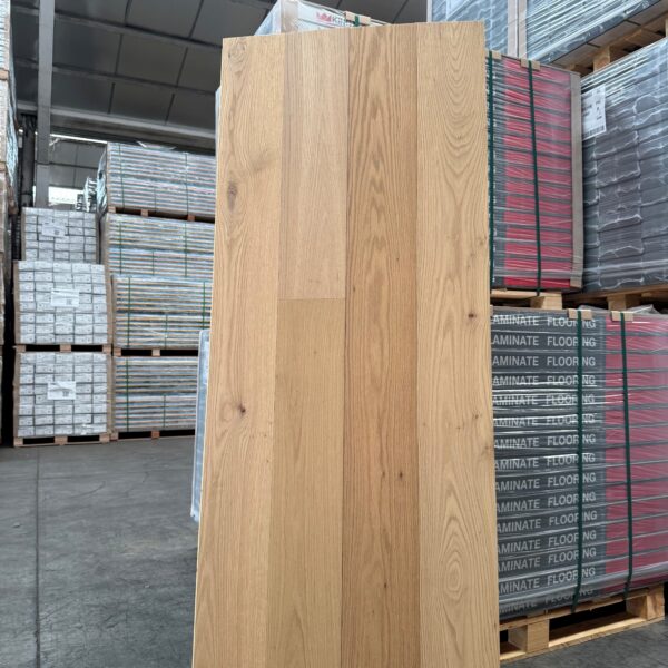 Oak Half‑Solid (Engineered) Flooring Rustic A Pure – Natural Look Lacquer Finish – 14MM/3MM